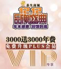 【VIP会员双12活动】充3000元送3000元PLUS会员年费